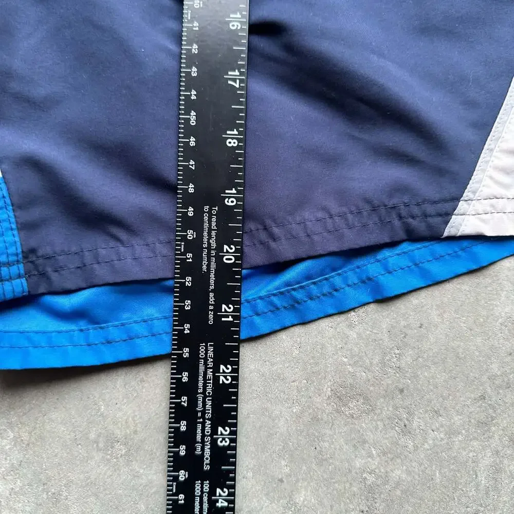Vintage Y2K Nike Blue/White Board Shorts - Large